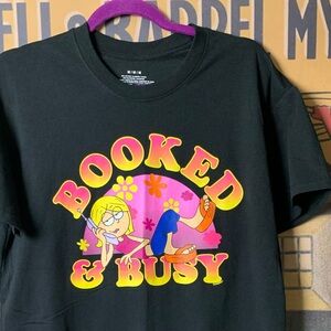 Lizzie McGuire Booked & Busy Graphic Tee - Black